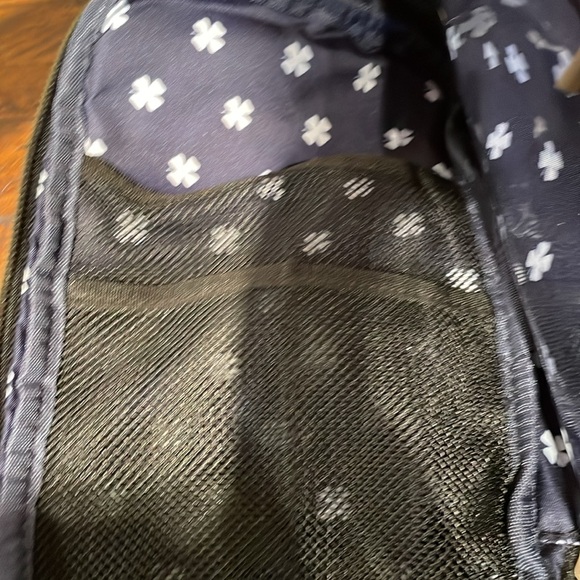 Lucky Brand NWT Black Denim Travel or Cosmetic Bag - Picture 6 of 8